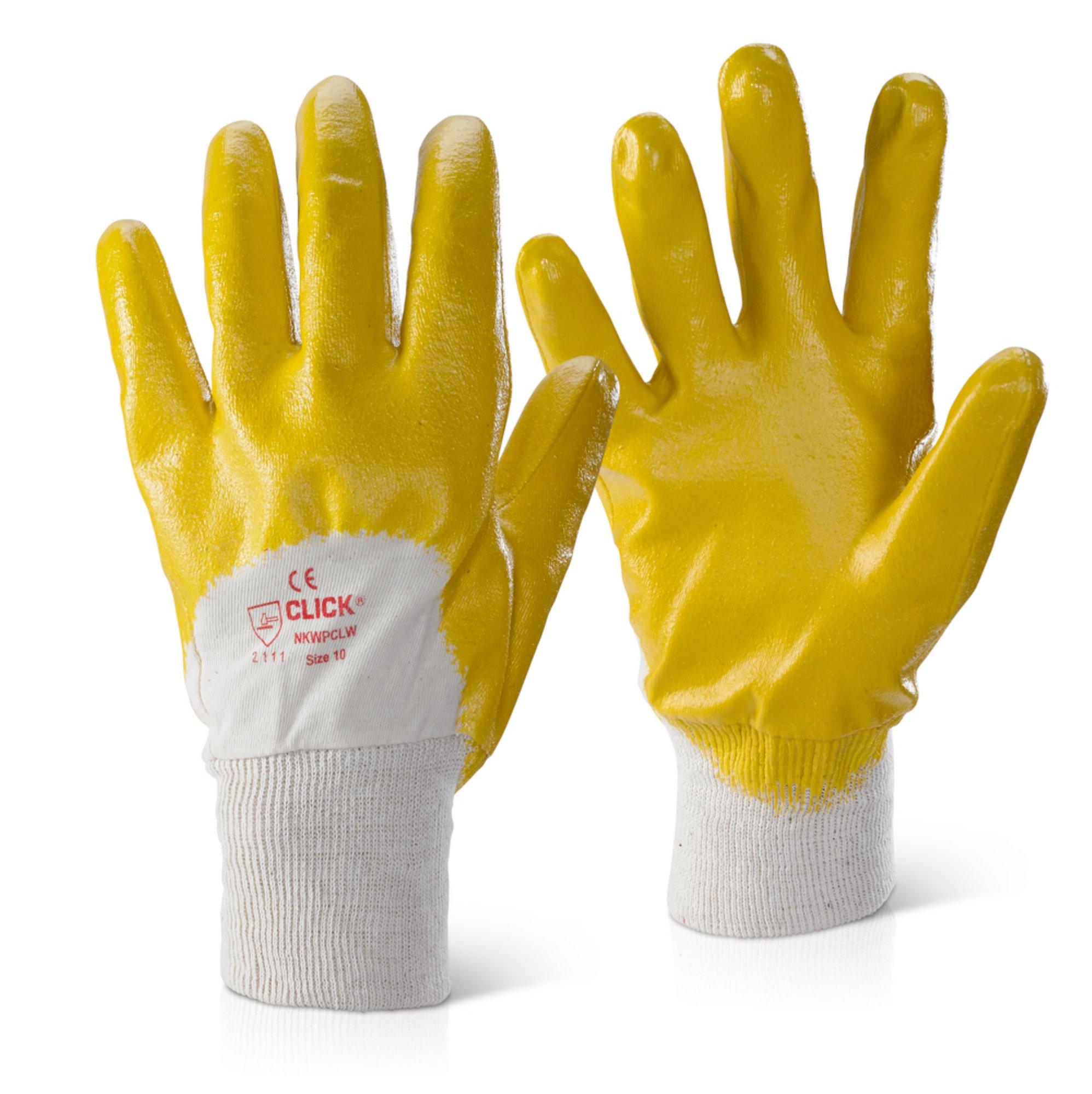 Beeswift Nitrile Safety Cuff Fully Coated Heavy Weight Blue 09 (Box of 10)