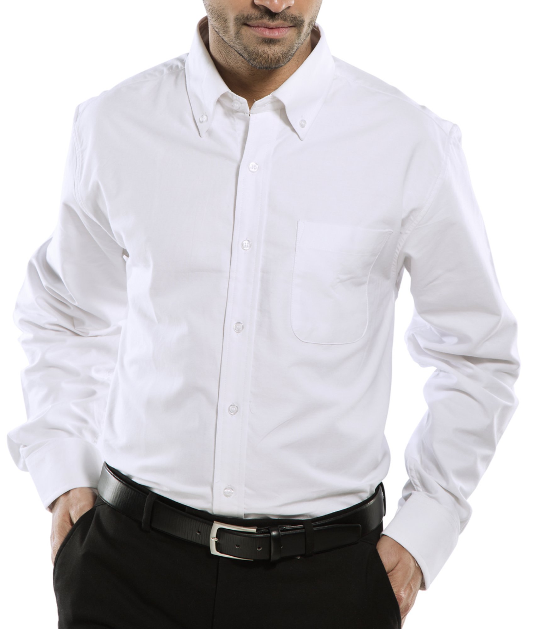 Beeswift Oxford Shirt Short Sleeve Blue 14.5