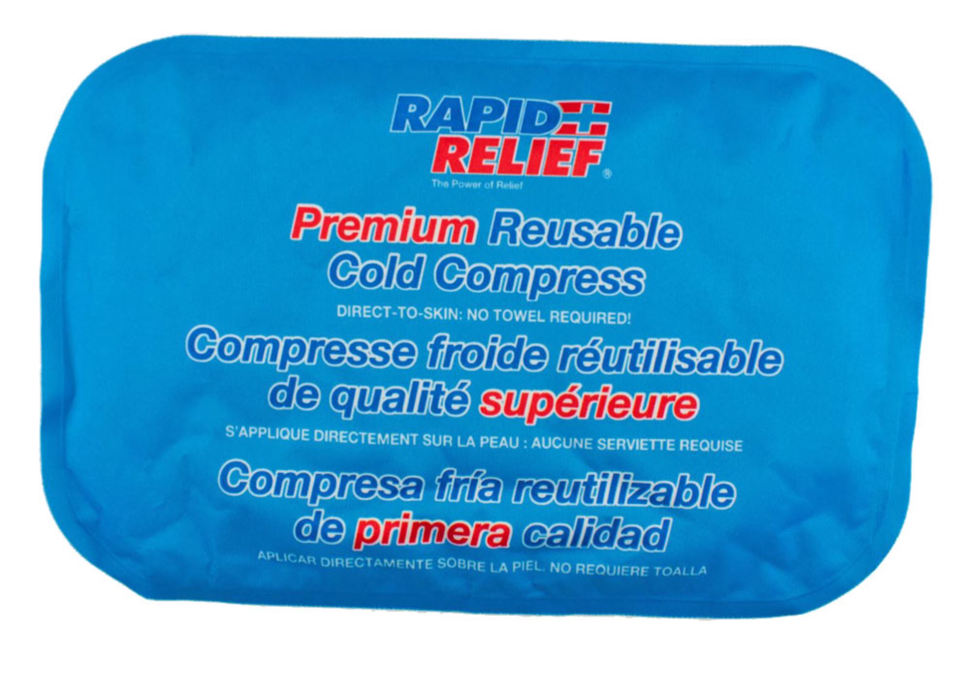 Rapid Aid Natural Therapeutic Oat Bag C / W Gel Pack (Square)