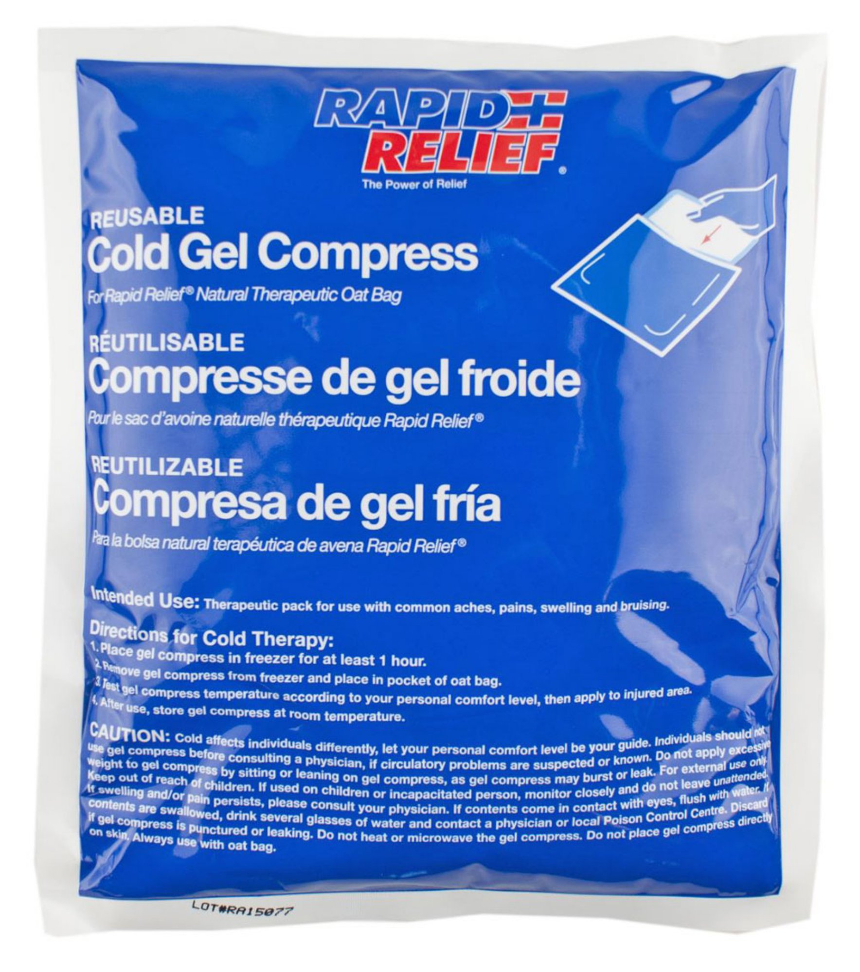 Rapid Aid Deluxe Reusable Hot / Cold Compatibleress Wrap 9”X 13”