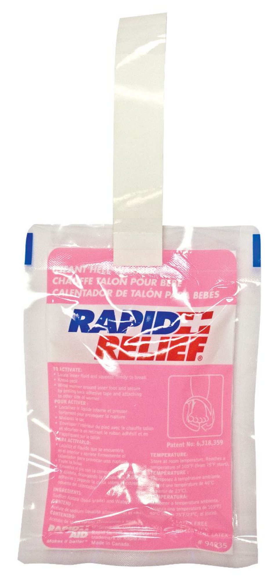 Rapid Aid Instant Warm Perineal Compatibleress 5”X 16”
