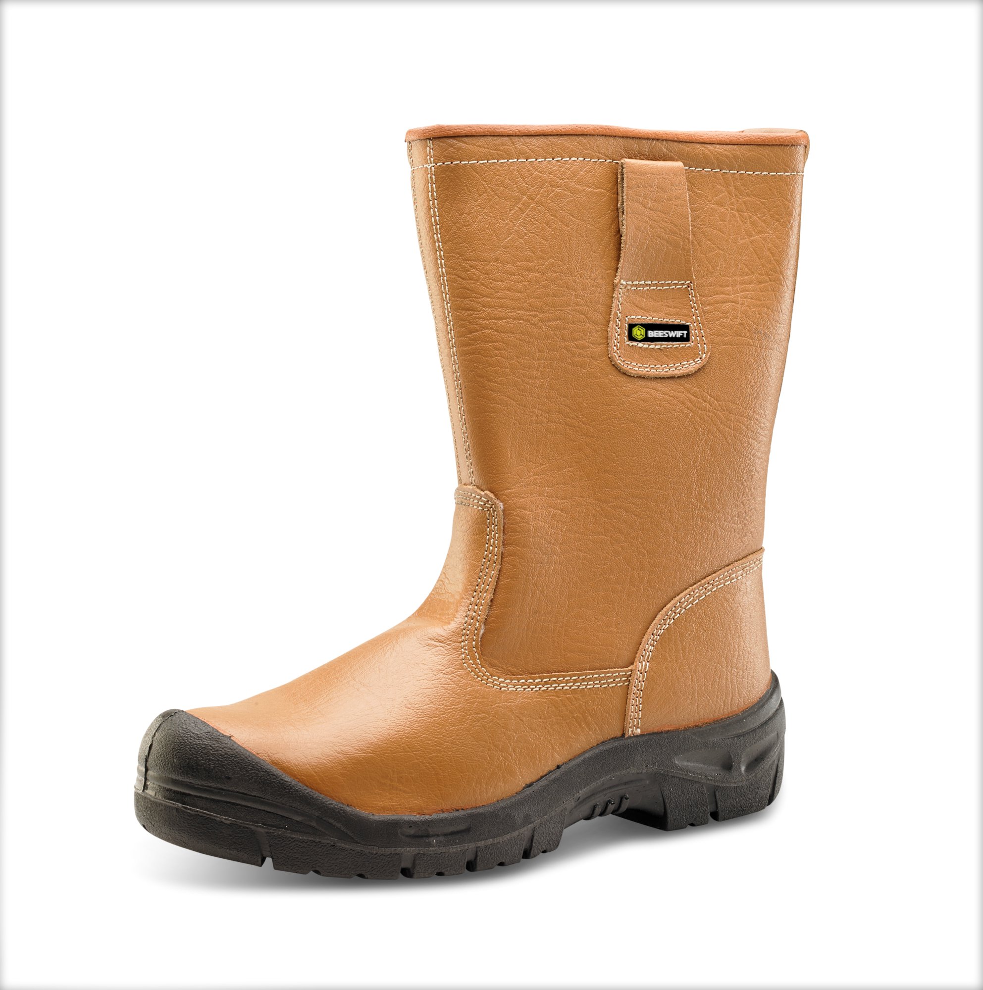 Beeswift Rigger Boot Unlined Tan 04