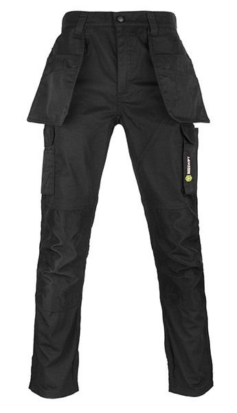 Beeswift Stretch Workwear Granada Trouser Black 30R