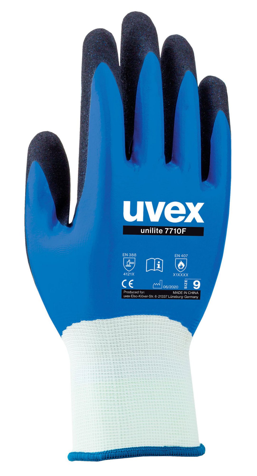 Uvex 2 Trend Safety Boot Black/Blue Size 05