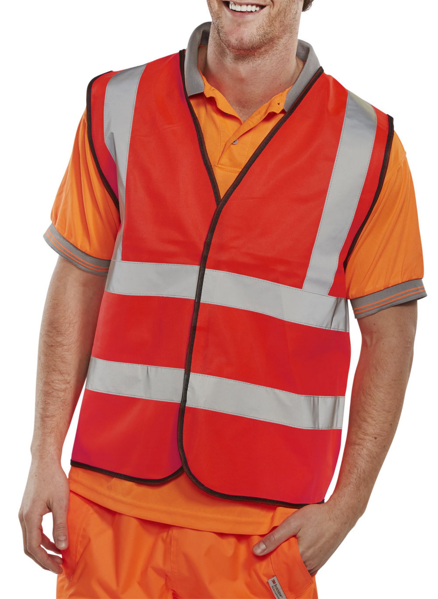 Beeswift Hi Viz Waistcoat Full App. G Saturn Yellow S