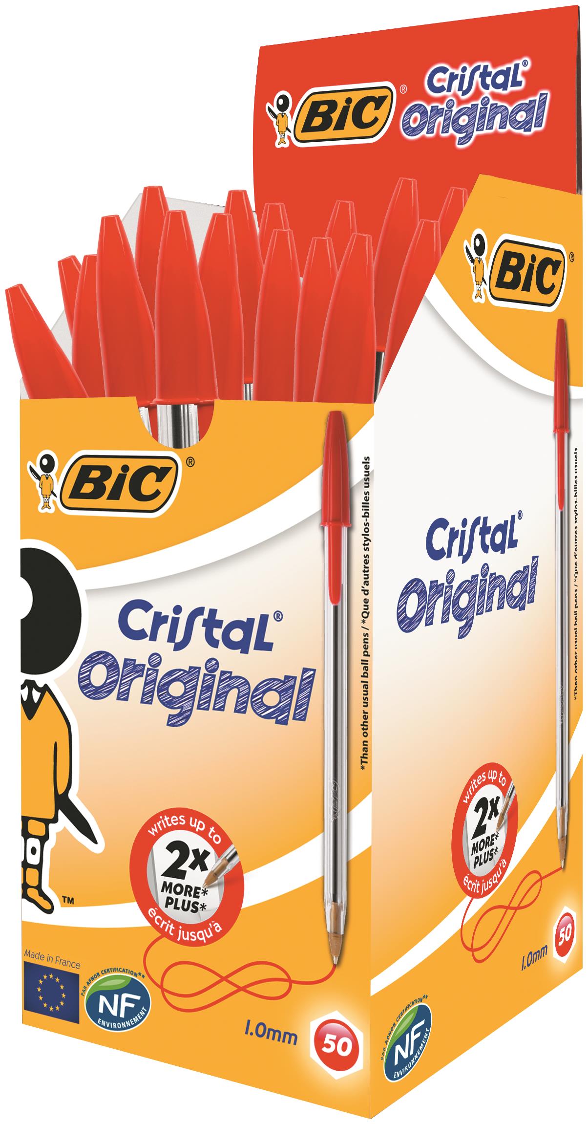 BIC Cristal Blue Medium Ballpoint Pen Pack of 50