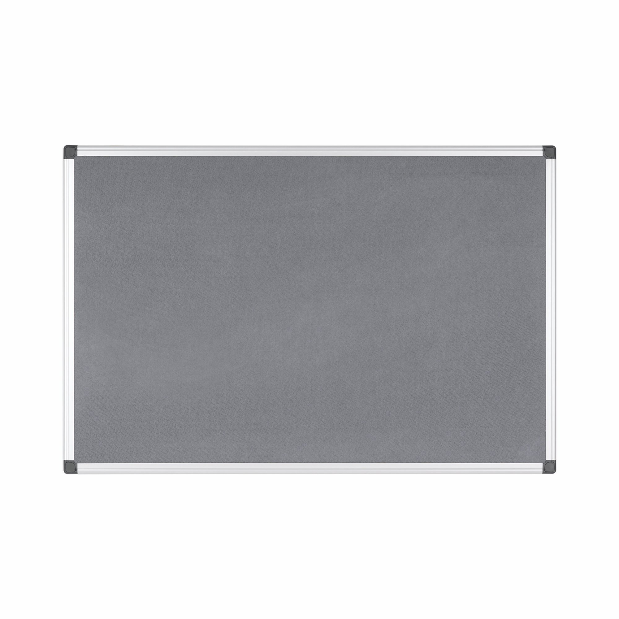 Aluminium - Bruin - Bi-Office - Rechthoekig - 100 x 150 cm Prikborden