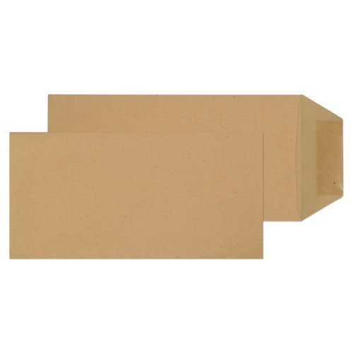 ValueX Everyday Envelopes DL Manilla Pocket Gummed 80gsm 220x110mm (Pack 500) - 23780