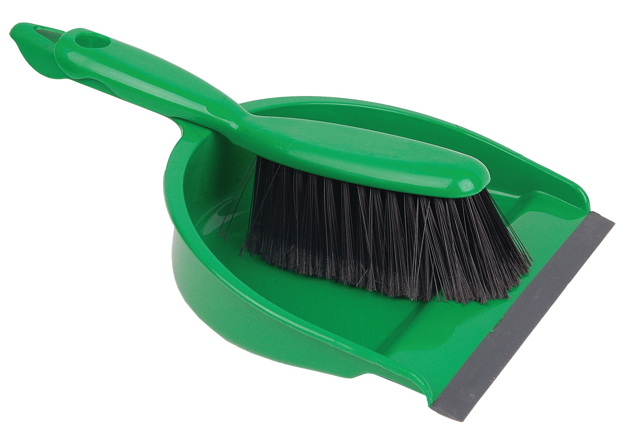 Dustpan and Brush Set Soft Bristle Blue (1)