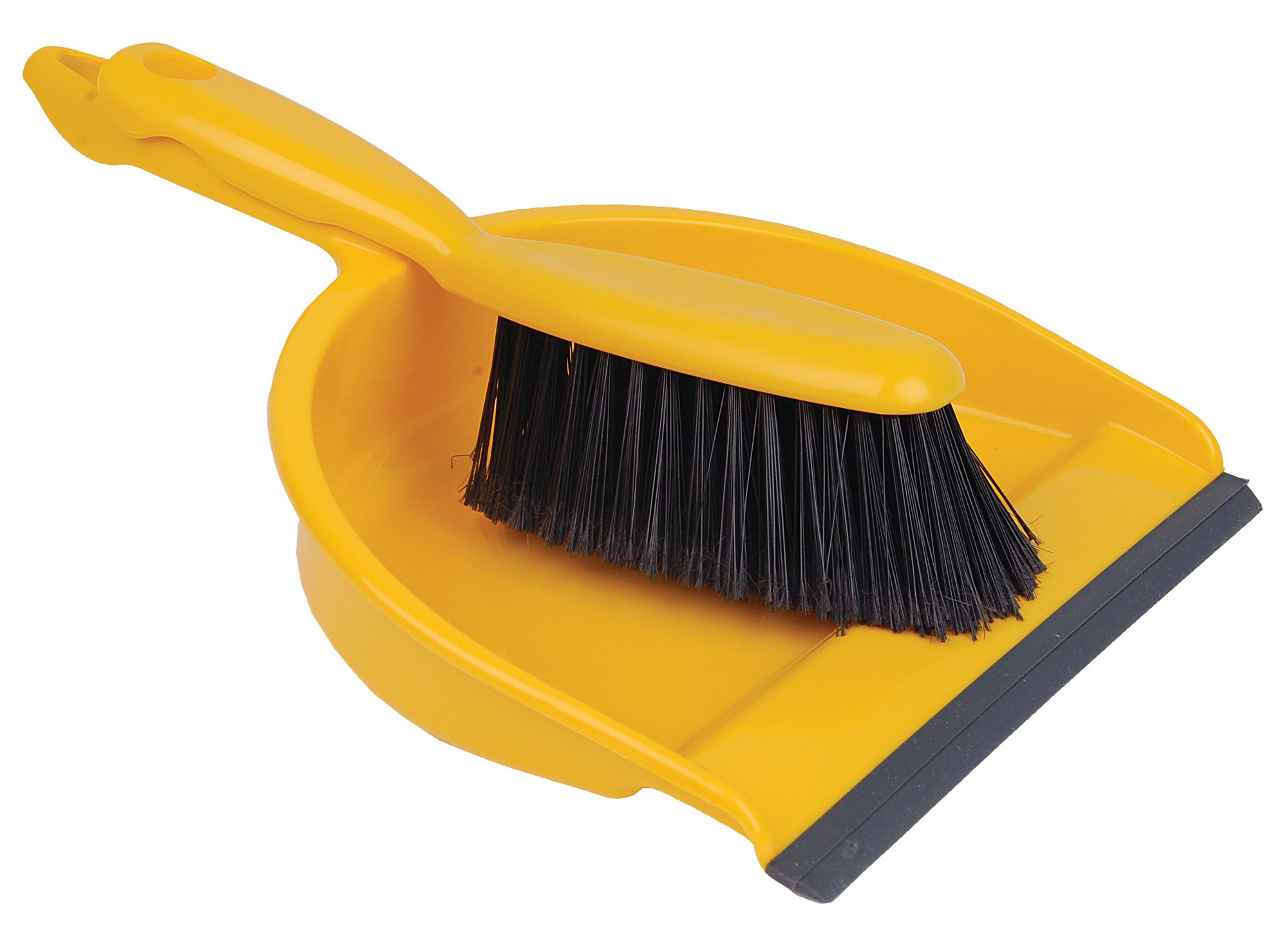 Dustpan and Brush Set Soft Bristle Red (1)