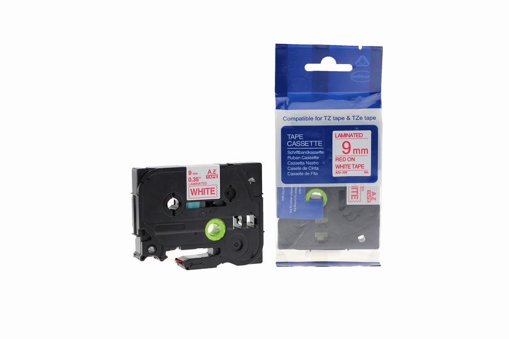 Compatible Brother P Touch TZe-221 (YT-221) Labelling Tape Cassette Black on White also for TZ-221