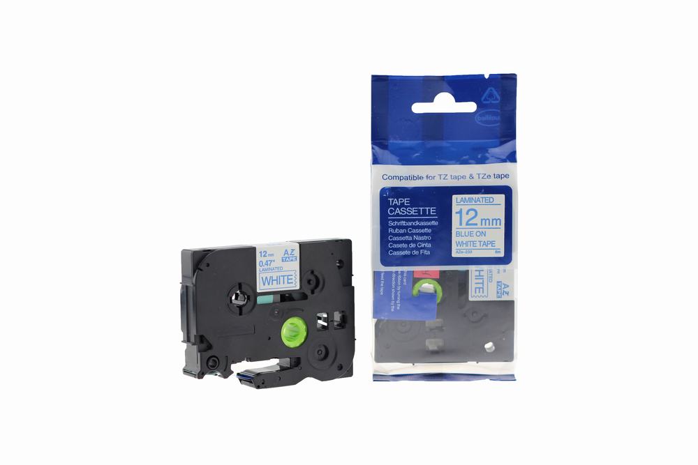 Compatible Brother P Touch TZe-232 (YT-232) Labelling Tape Cassette Red on White also for TZ-232