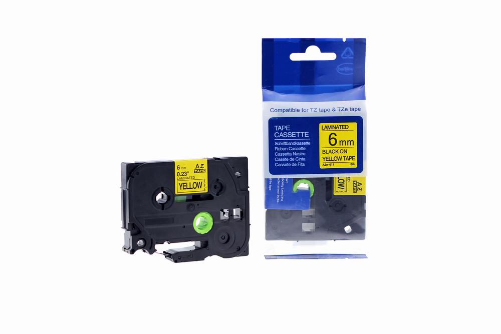 Compatible Brother P-Touch TZe-551 Labelling Tape Cassette Black on Blue also for TZ-551