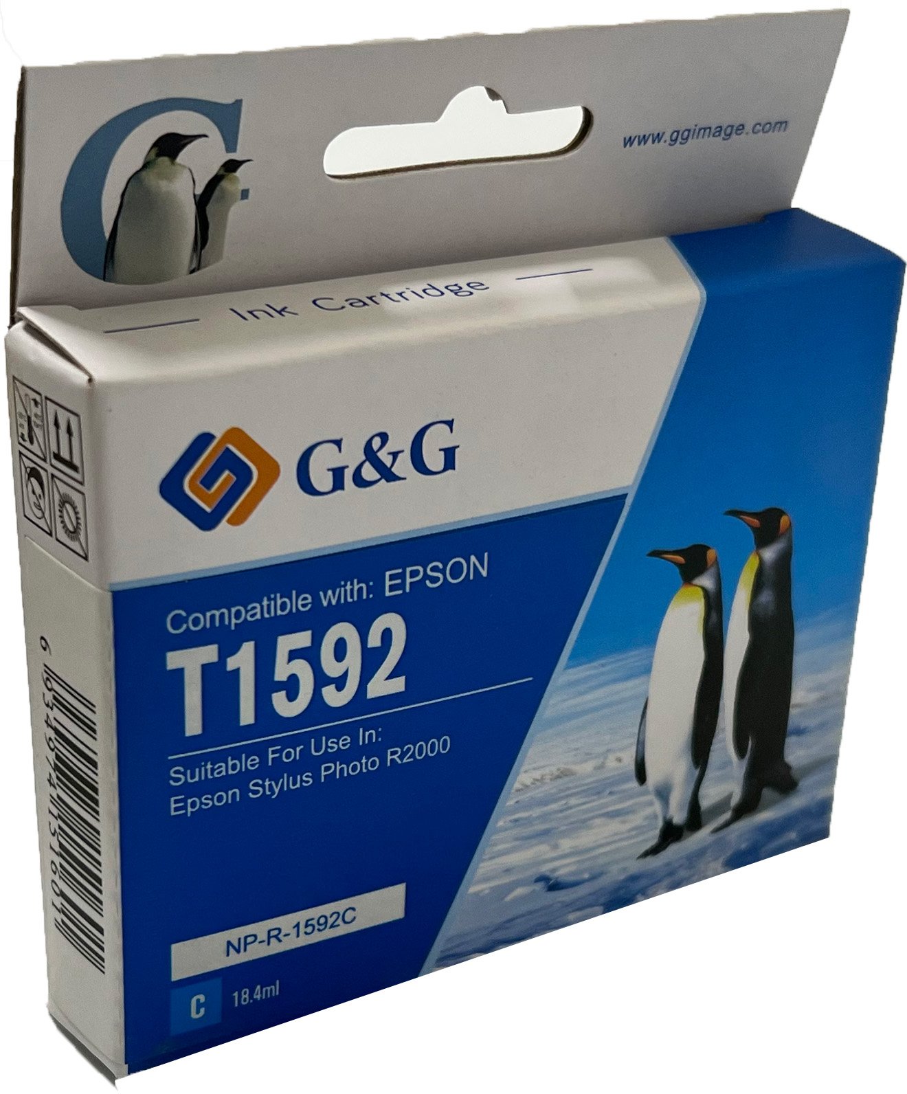 Compatible Epson G+G T1591 Photo Black Ink Ctg C13T159140