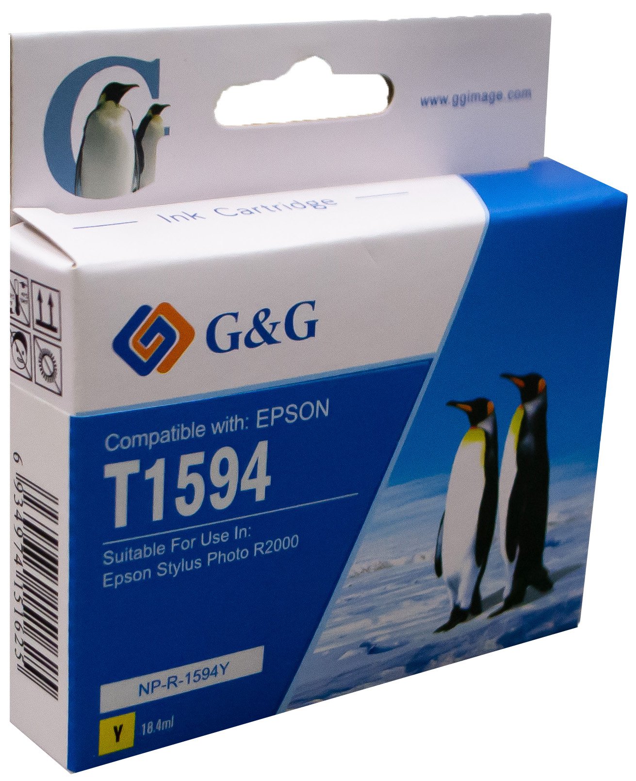 Compatible Epson G+G T1593 Magenta Ink Ctg C13T159340