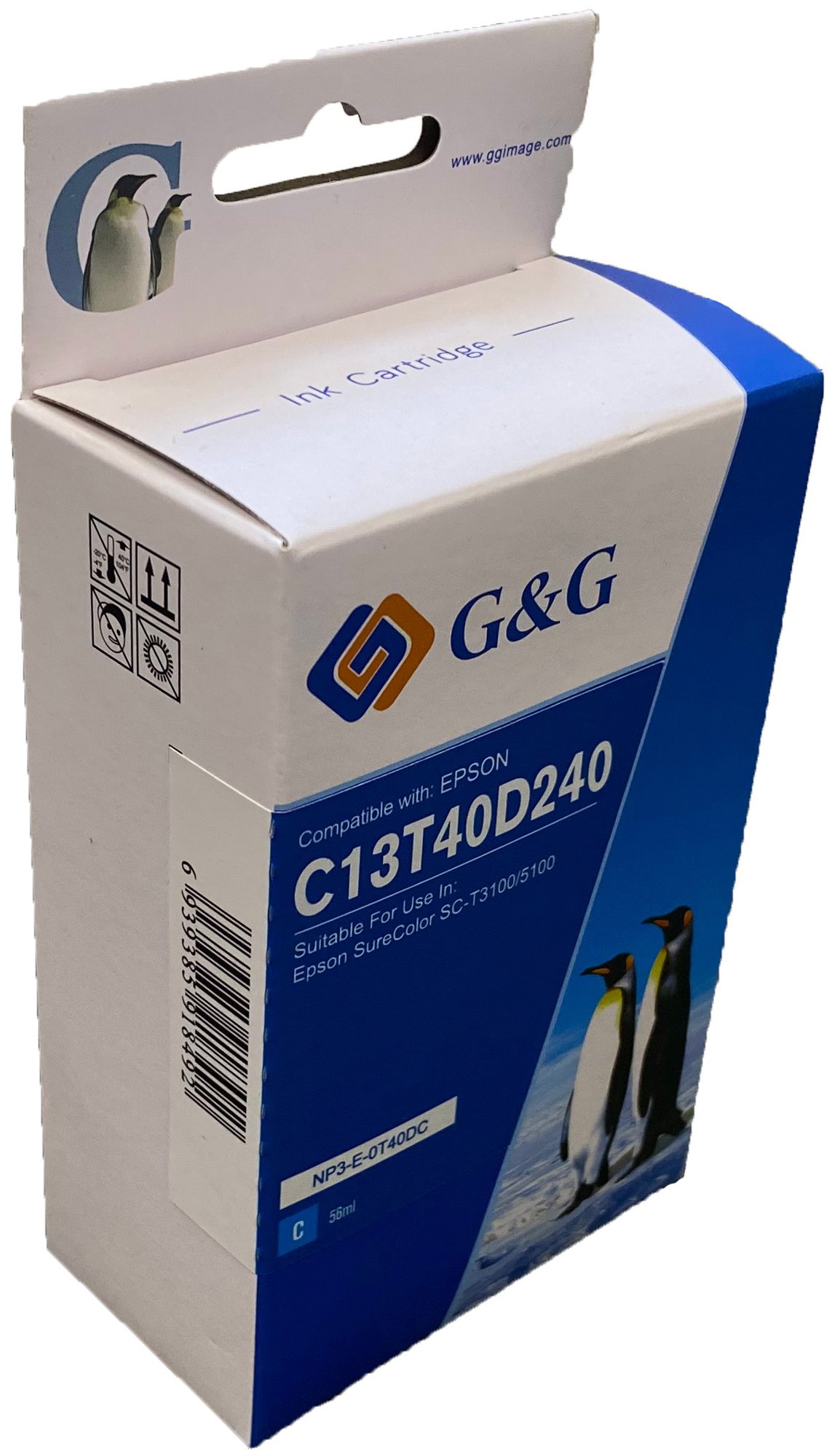 Compatible Epson G+G T40C1 Black Wide Format Ink Ctg C13T40C140