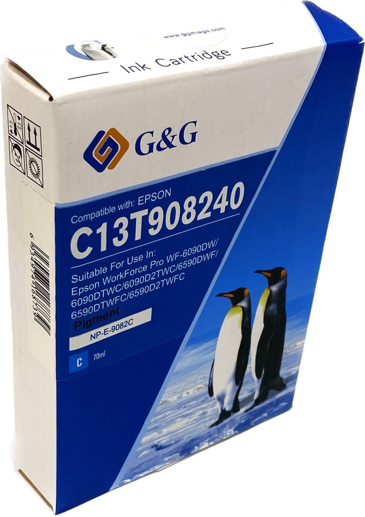 Compatible Epson G+G T9081 High Capacity Black Ink Ctg C13T908140