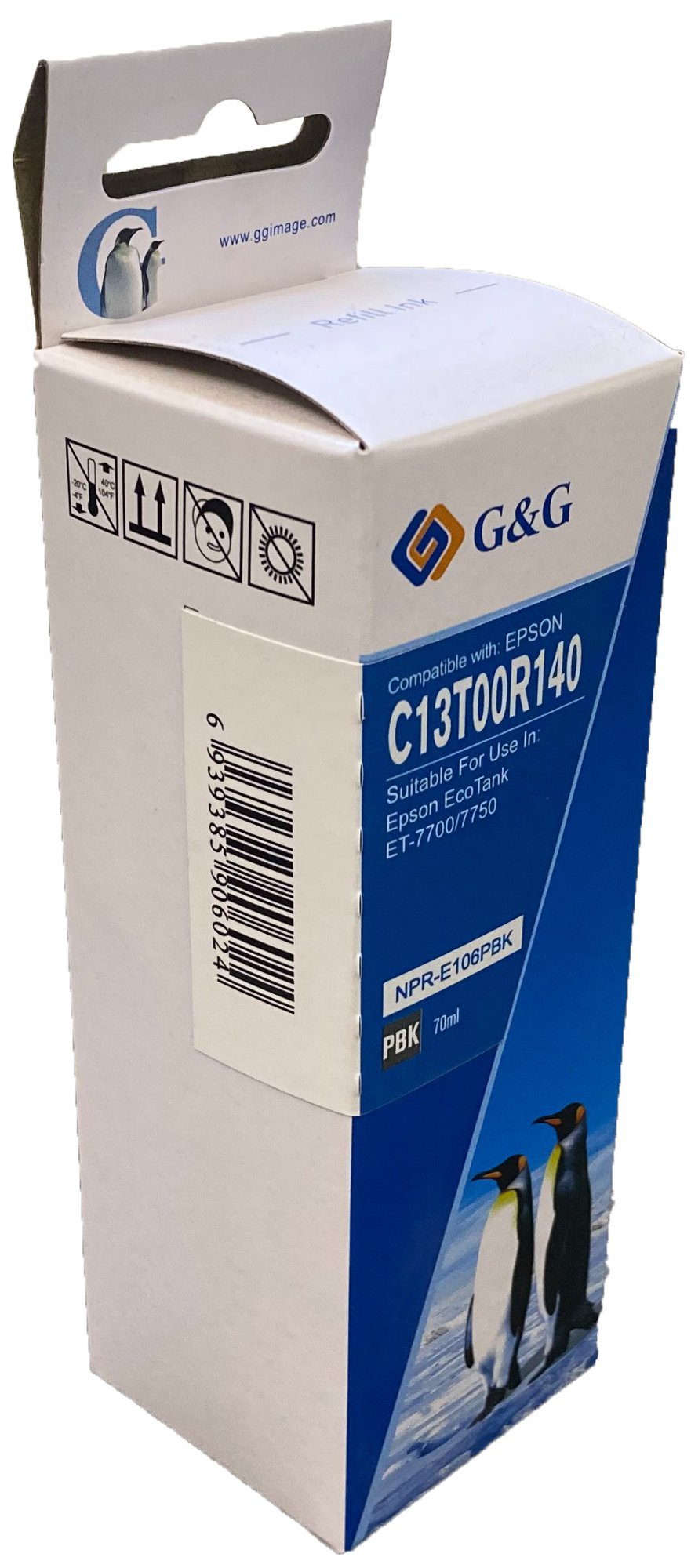 Compatible Epson 105 Ecotank Black Ink Bottle C13T00Q140