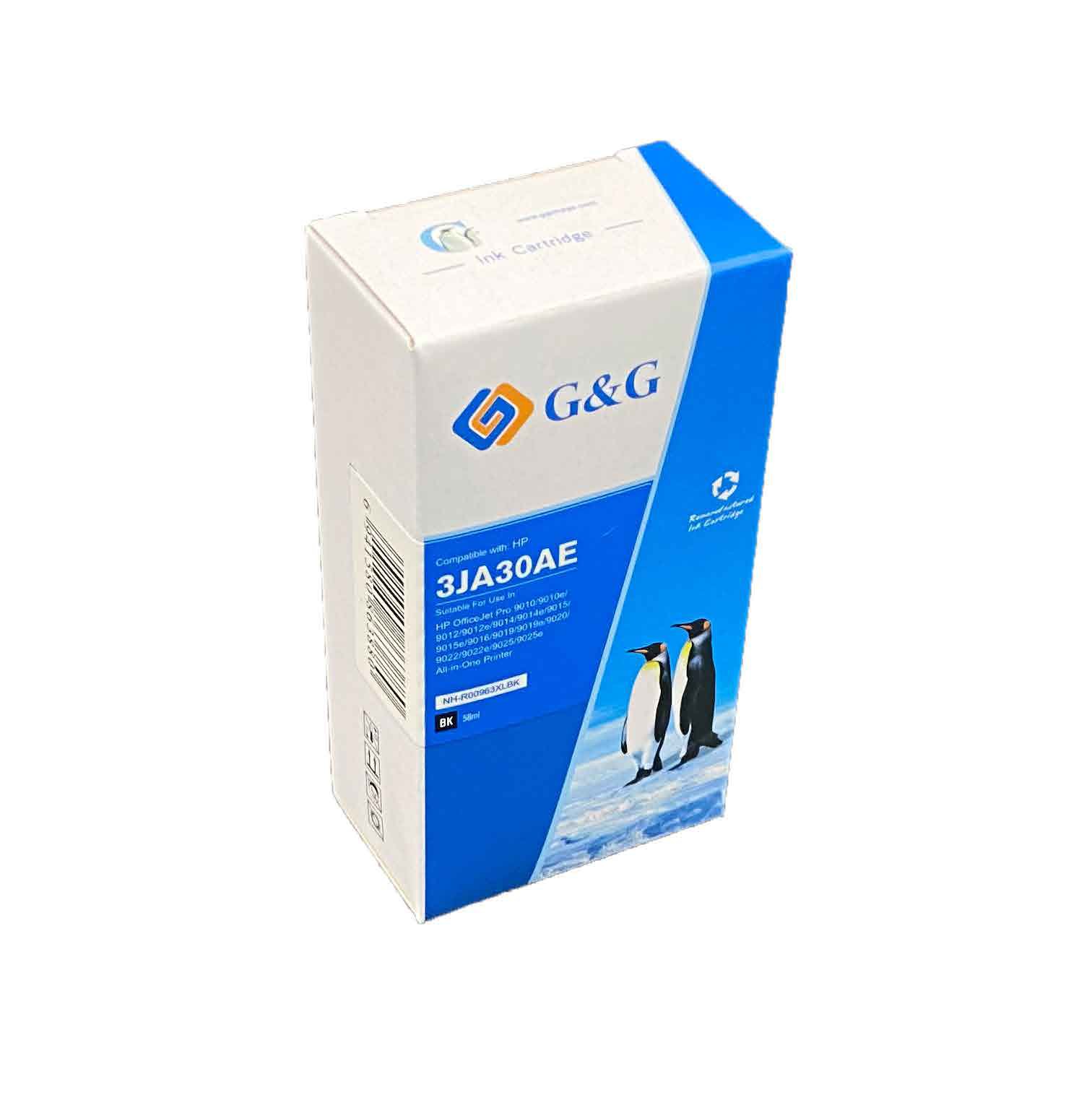 Remanufactured HP G+G 3JA31AE 967XL Black Ink Ctg - Ink Level Shown