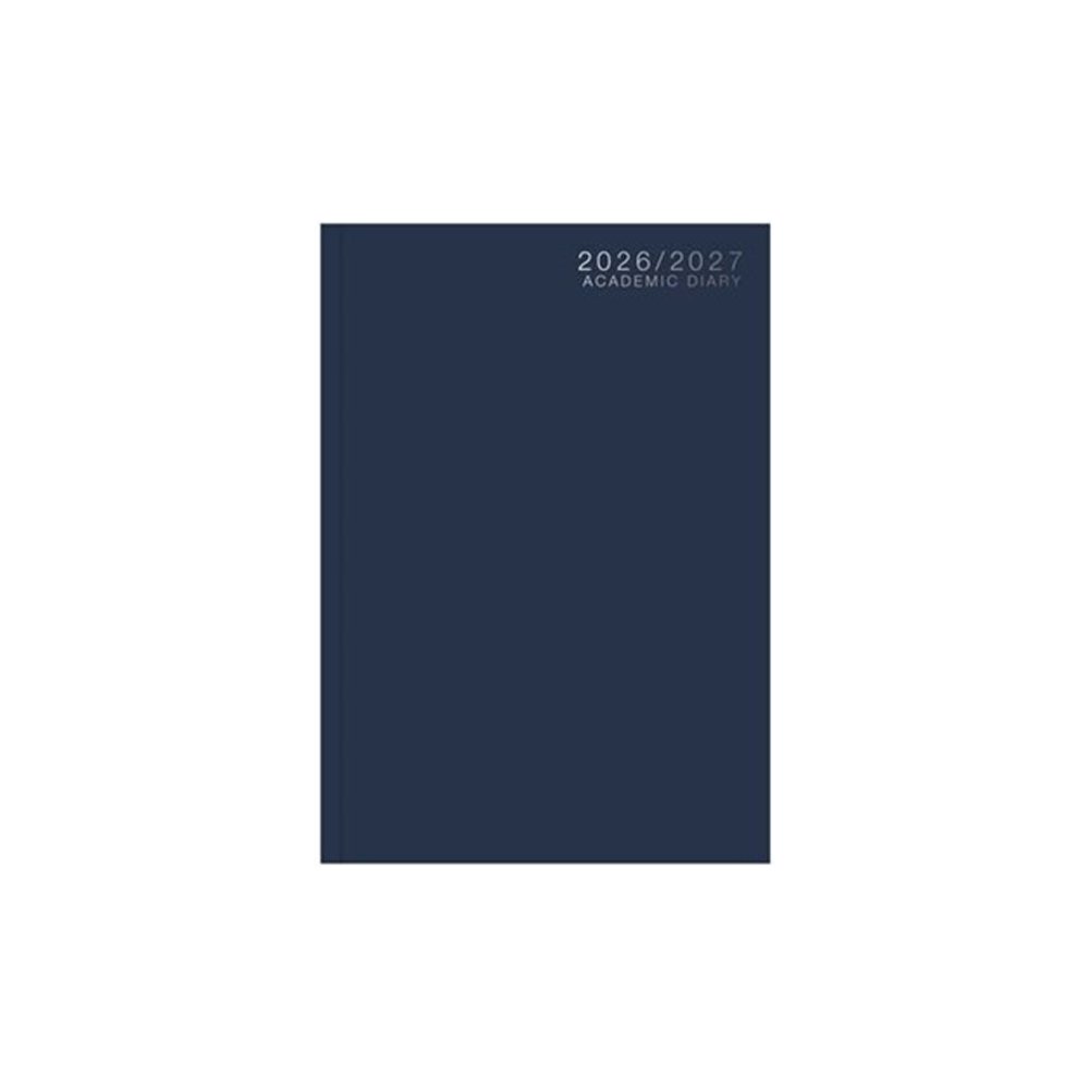 A4 2026 Day a Page Diary - Sat / Sun Split - Red (1)