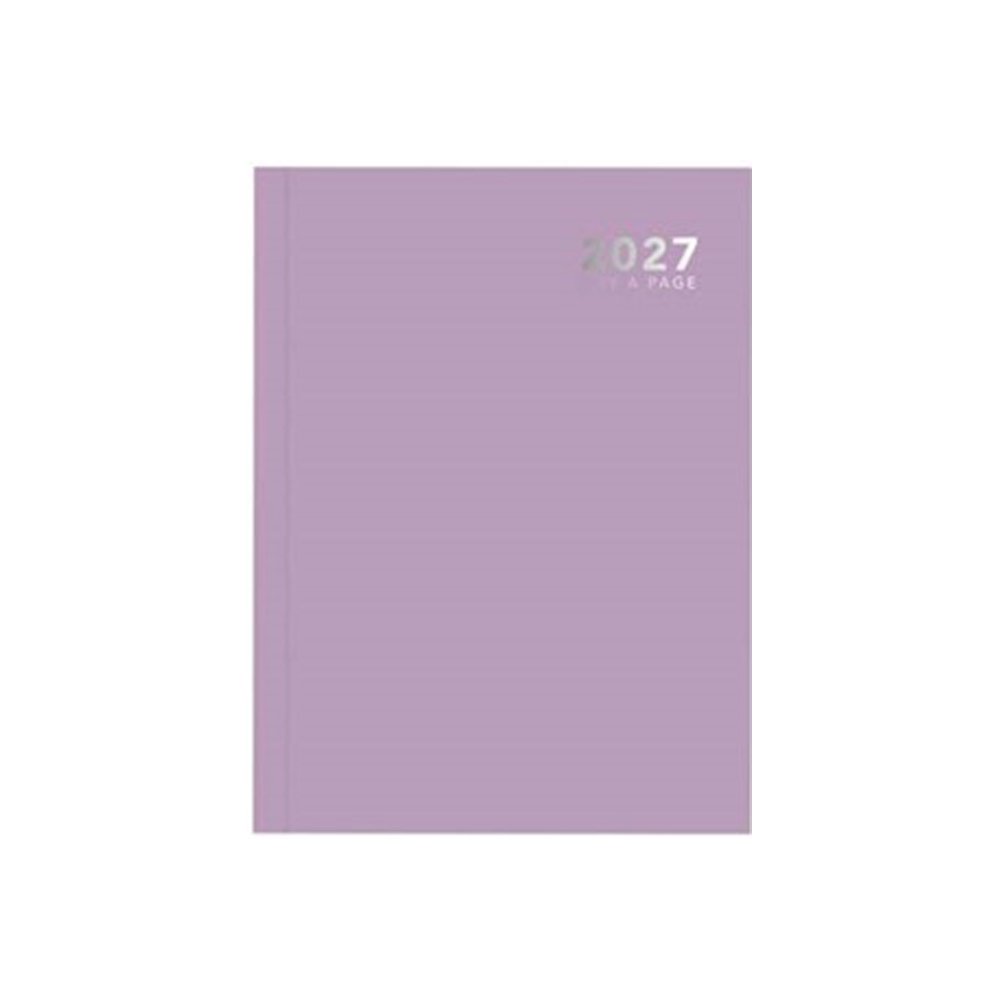 A5 2026 Day a Page Diary Bright Teal Casebound