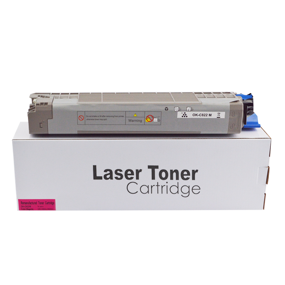 Remanufactured OKI C822 Cyan Toner 44844615