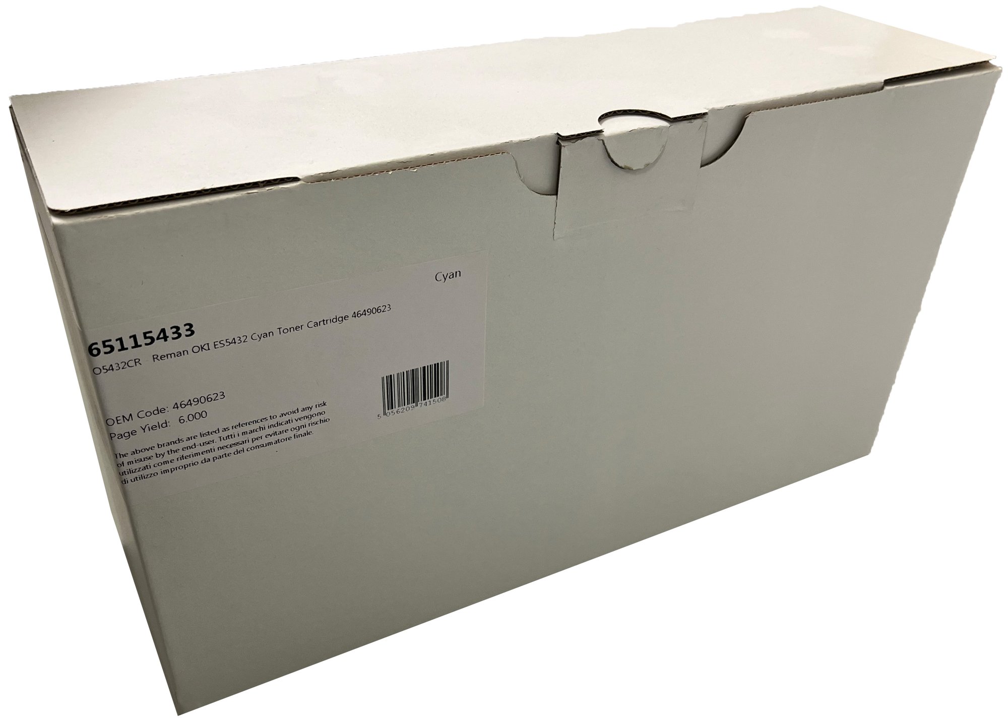 OKI ES5432 Cyan Toner Cartridge 46490623