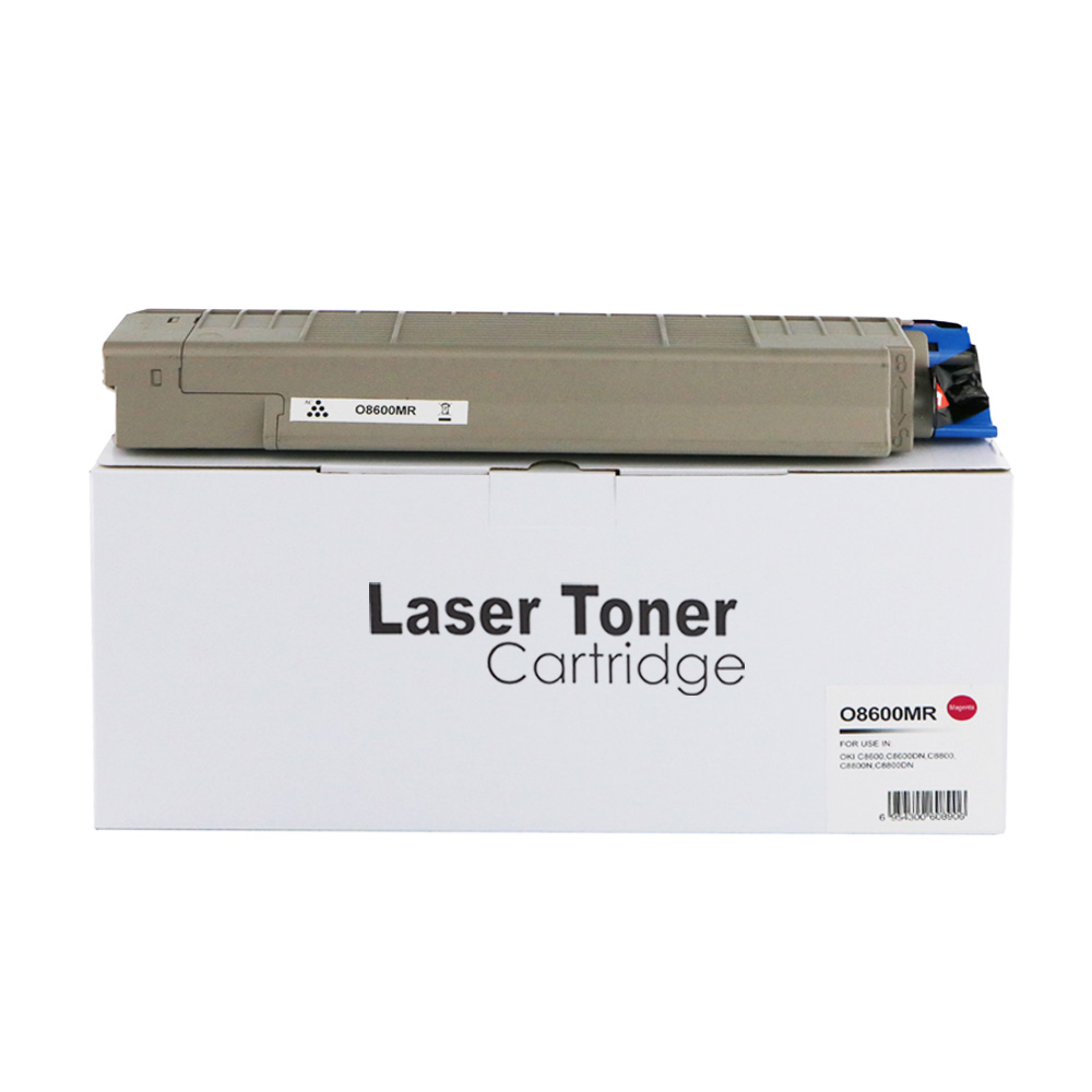 Remanufactured OKI C8600 Cyan Std Yield Toner 43487711