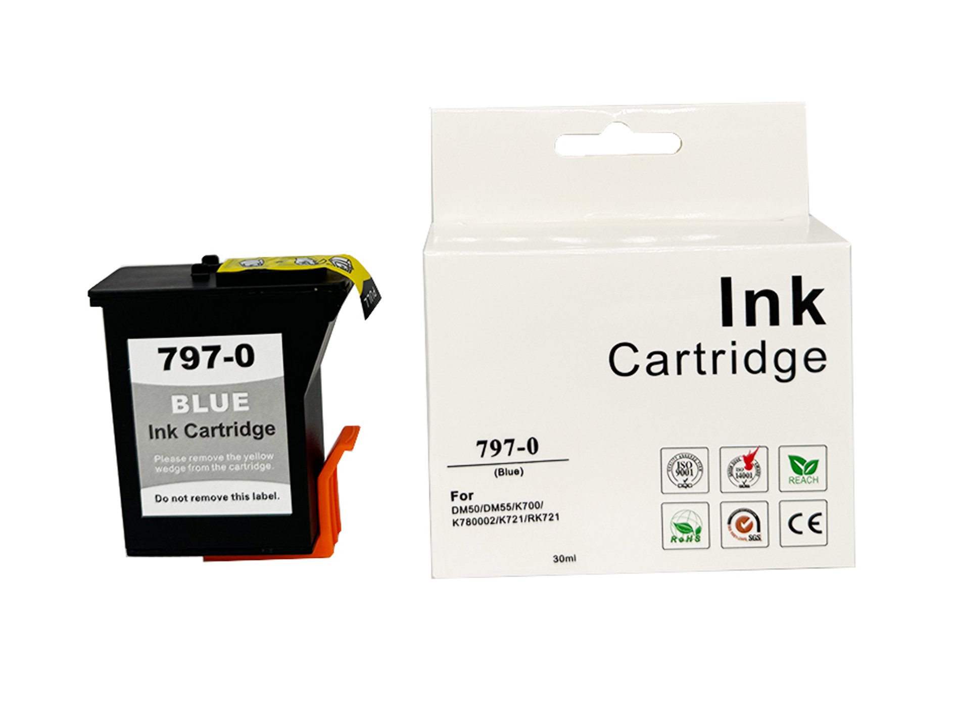 Compatible Pitney Bowes DM300C Blue Ink 765-9SB