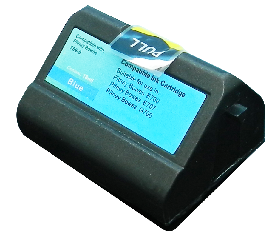 Compatible Pitney Bowes DM500  Blue Ink Ctg 620-1BN also for 621-1
