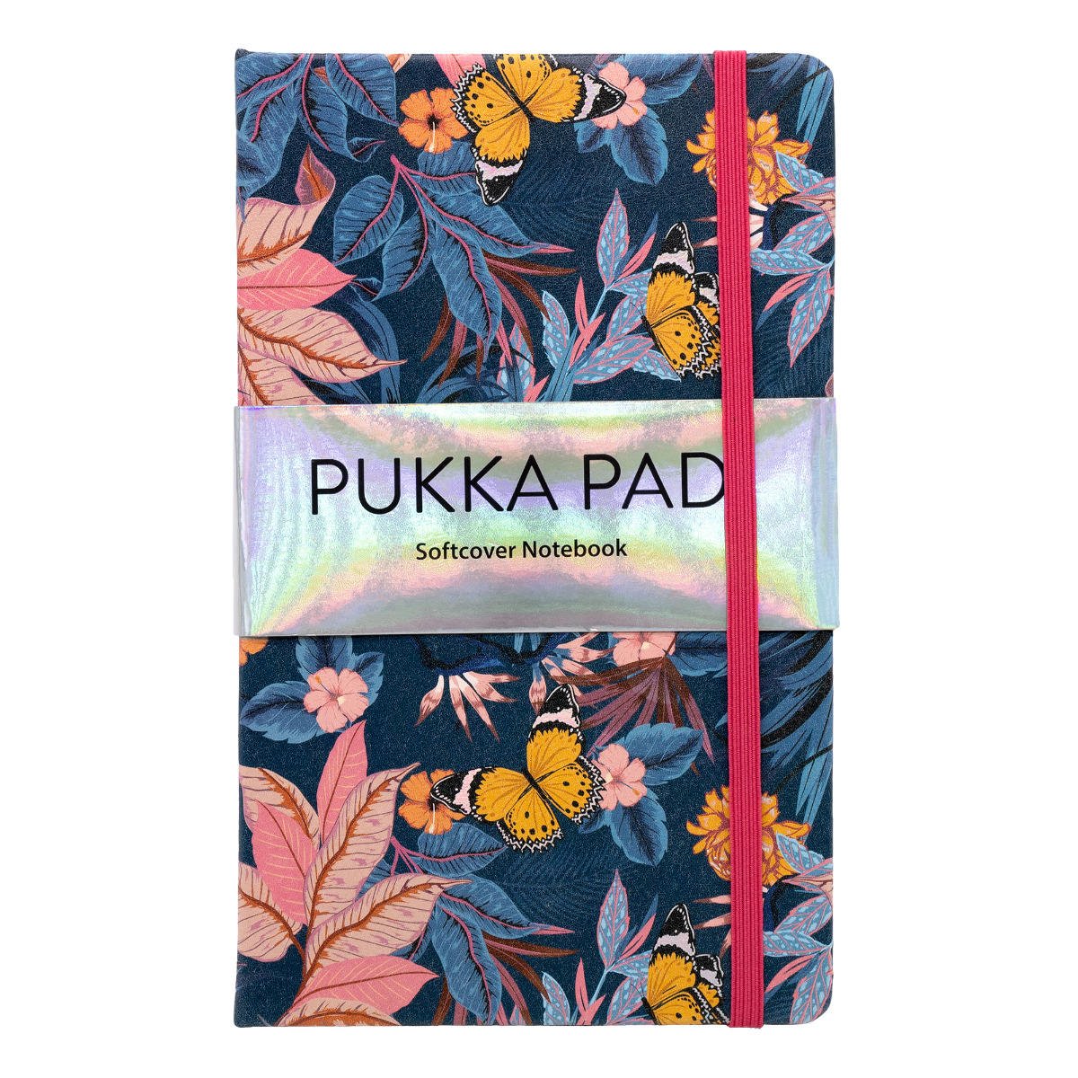 Pukka Bloom Softcover Notebook Black (Pack of 3)