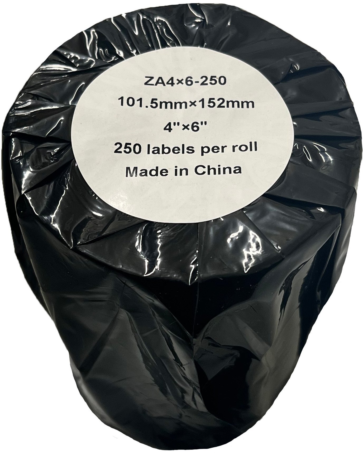 Compatible Zebra White Large Shipping Paper Labels Roll 500 pcs (ZA4X6-500)