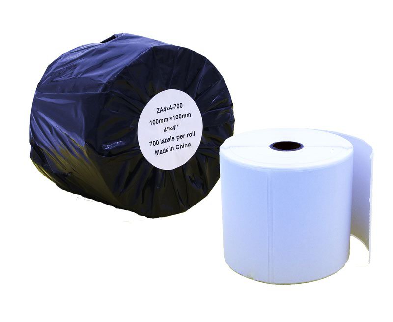 Compatible Zebra White Shipping Paper Labels Roll 500 pcs (ZA2.5X4-500)
