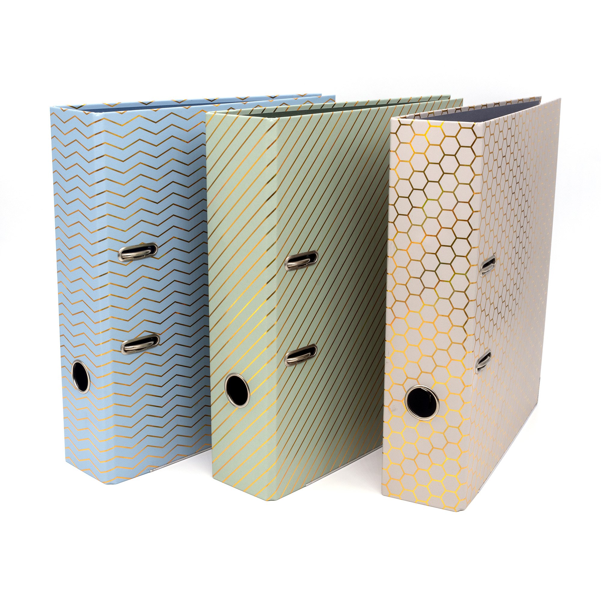 Pukka Haze Foolscap Box Files (3) Assorted