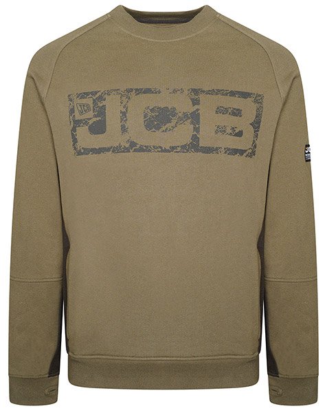 JCB Trade Crew Sweatshirt Grey M