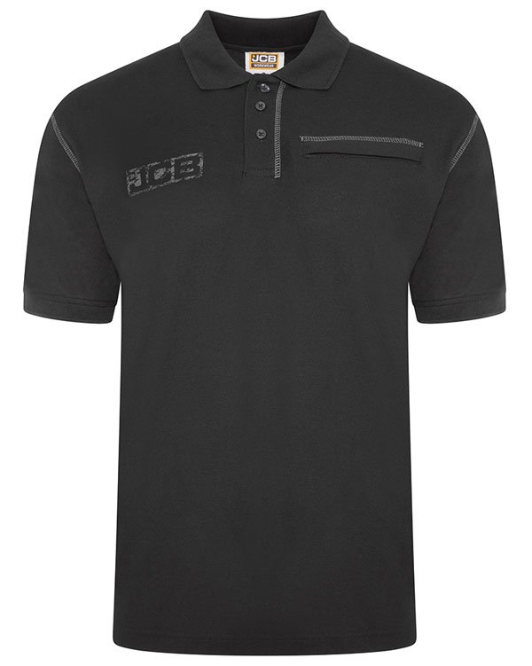 JCB Trade Work Polo Black L