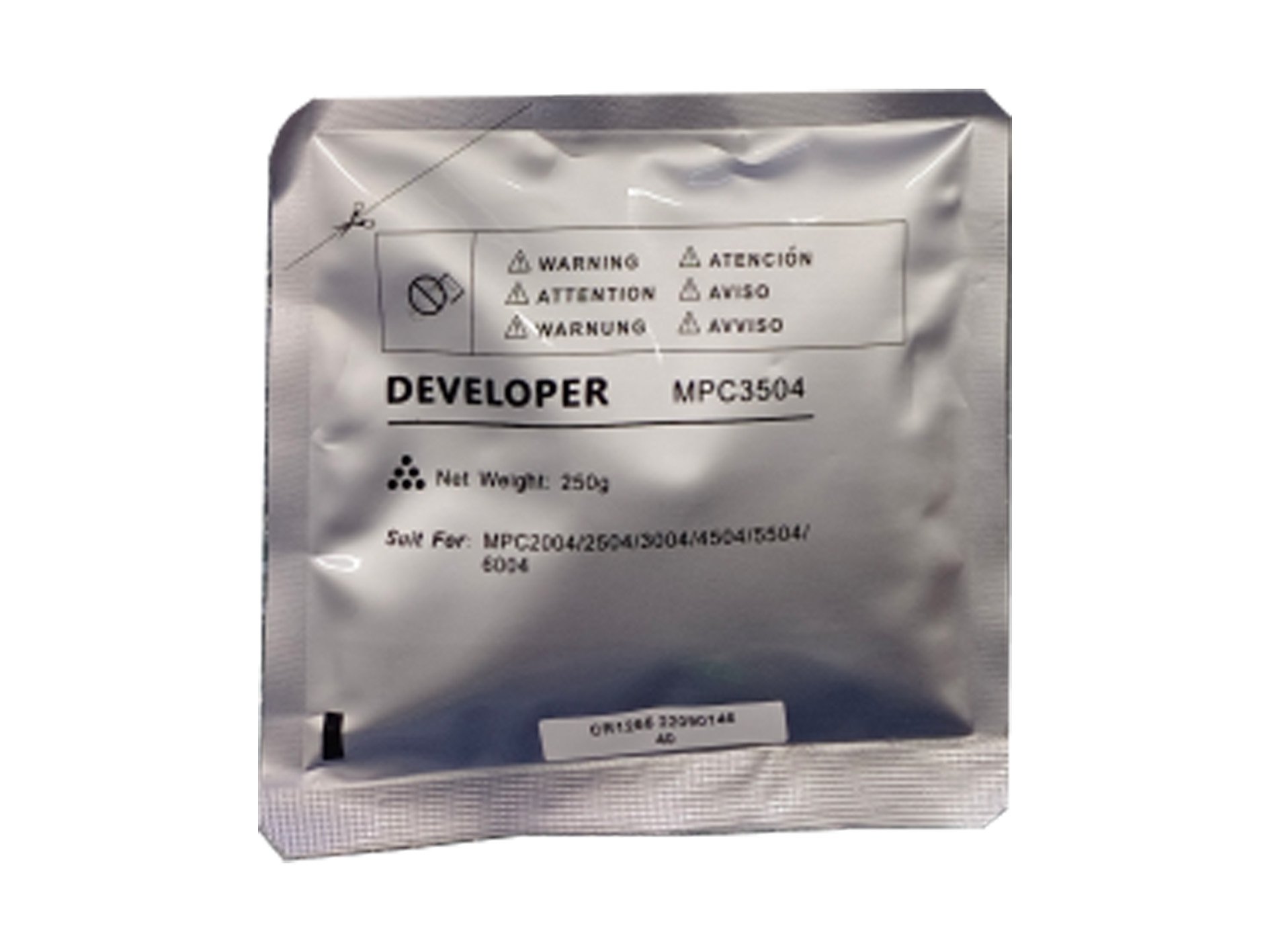 Compatible Ricoh MPC3504 Cyan Developer Bag