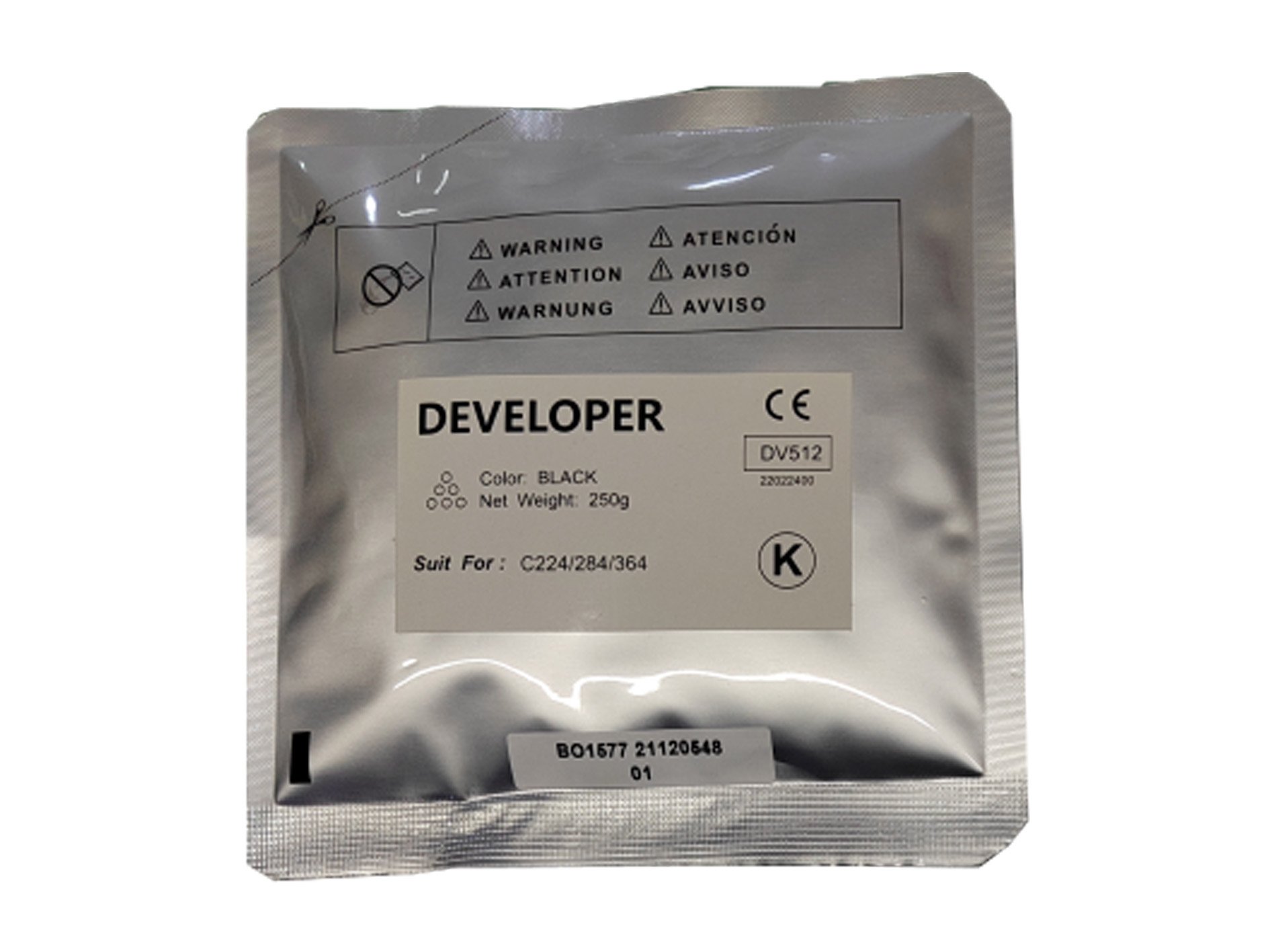 Compatible Konica Minolta DV512 Cyan Developer Bag