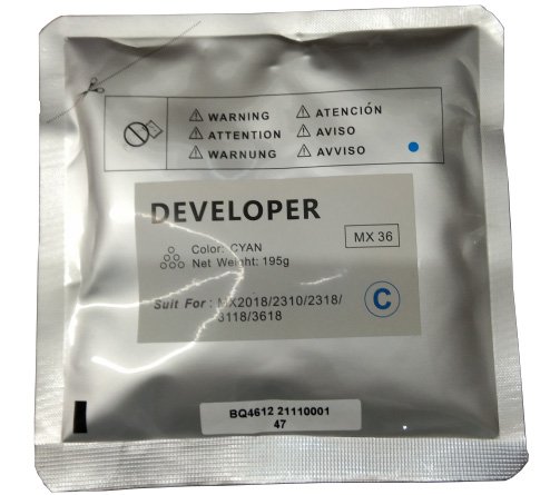 Compatible Konica Minolta DV512 Yellow Developer Bag