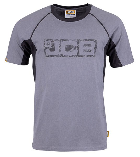 JCB Trade Grey/Black T-Shirt S