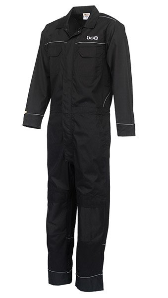 JCB Trade Coverall Black Reg S
