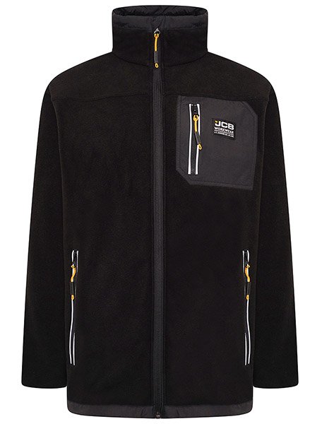 JCB Trade Fleece Full Zip Steel Blue L