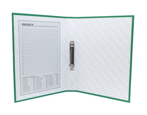 A4 25mm 2 Ring Binder - Green (10)