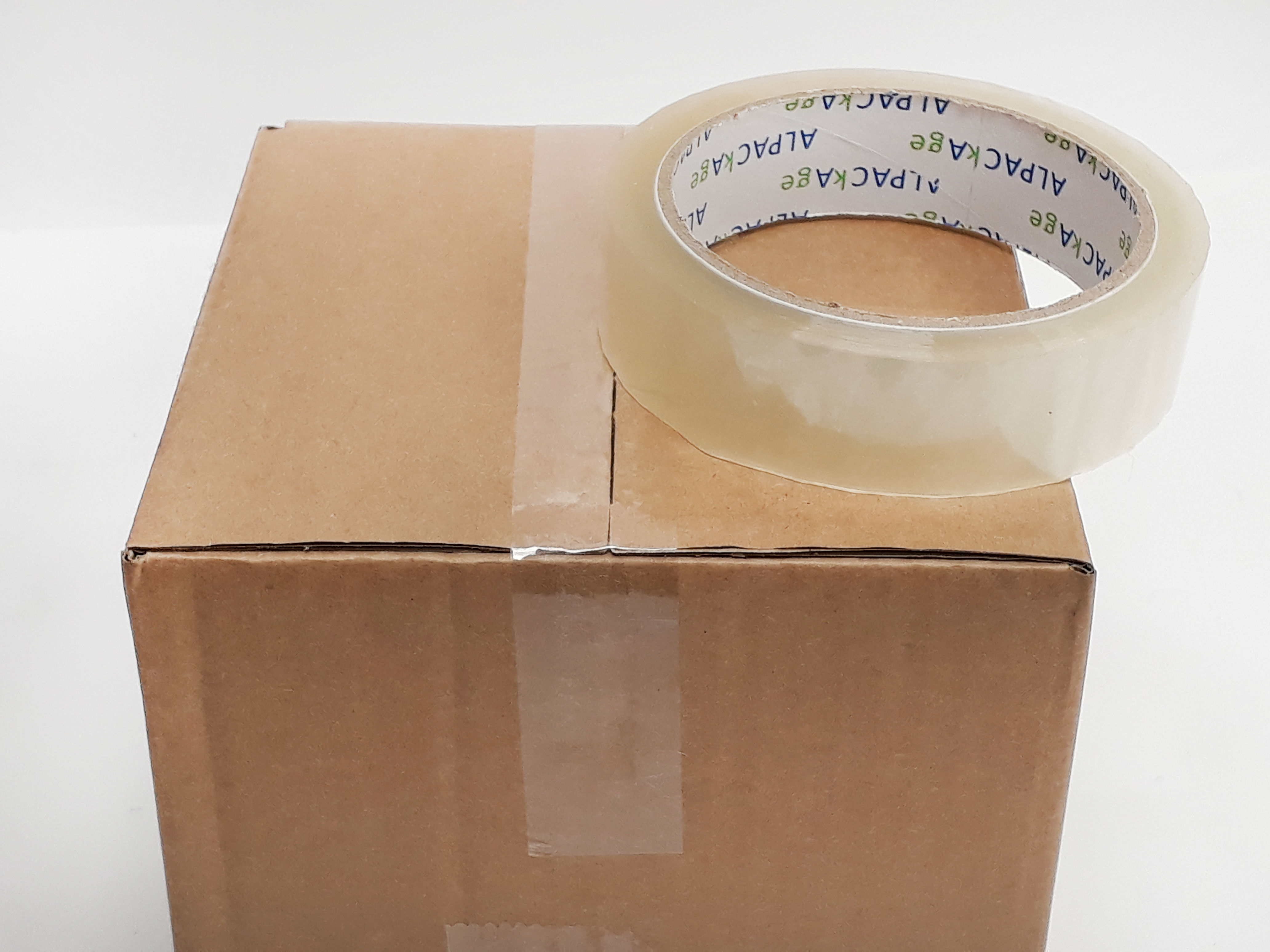 Box 144 Clear BOPP Stationery Tape 25mm  66m  35mu TCB256635