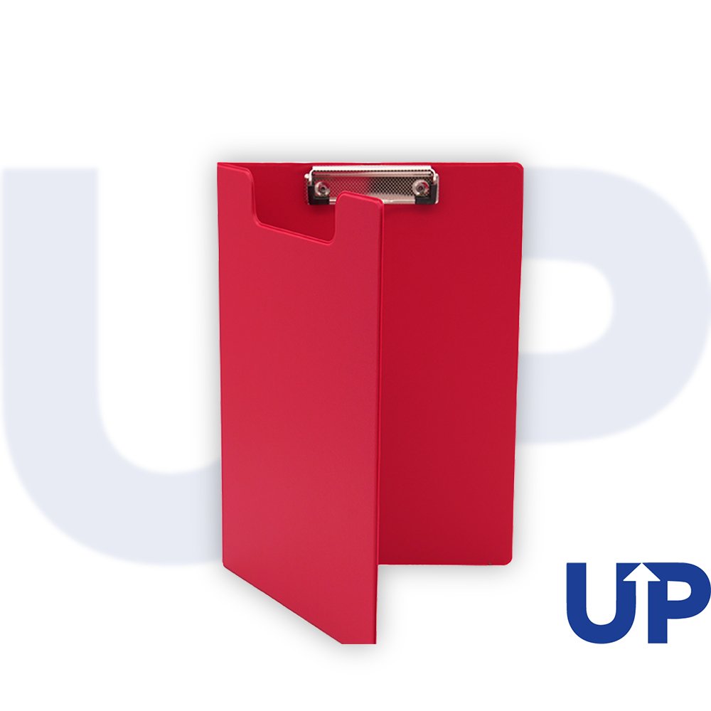 A4 PVC Fold Over Clipboard Black (10)