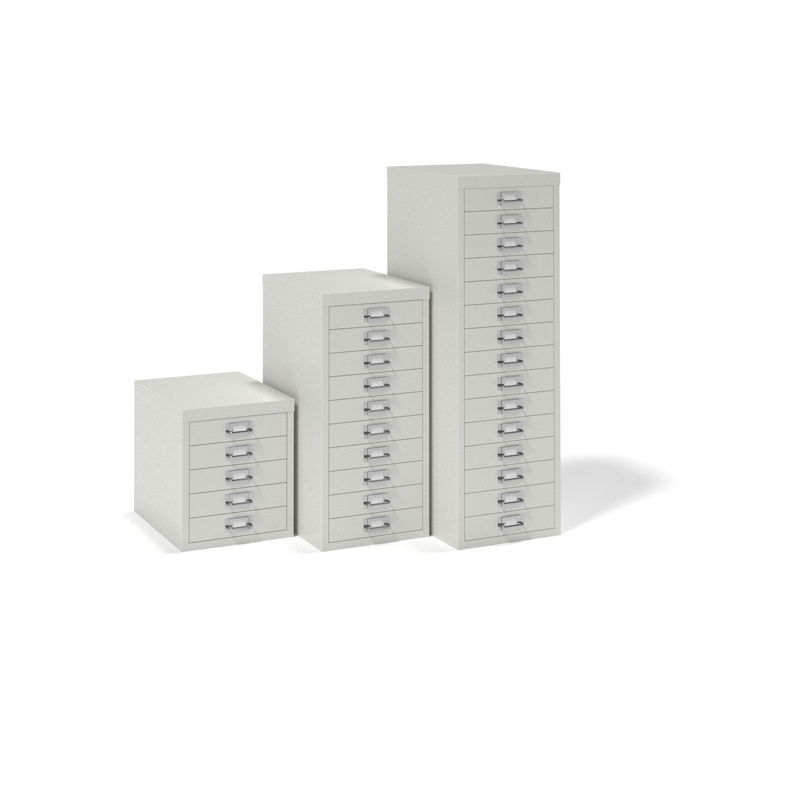 Bisley multi drawers with 5 drawers - grey