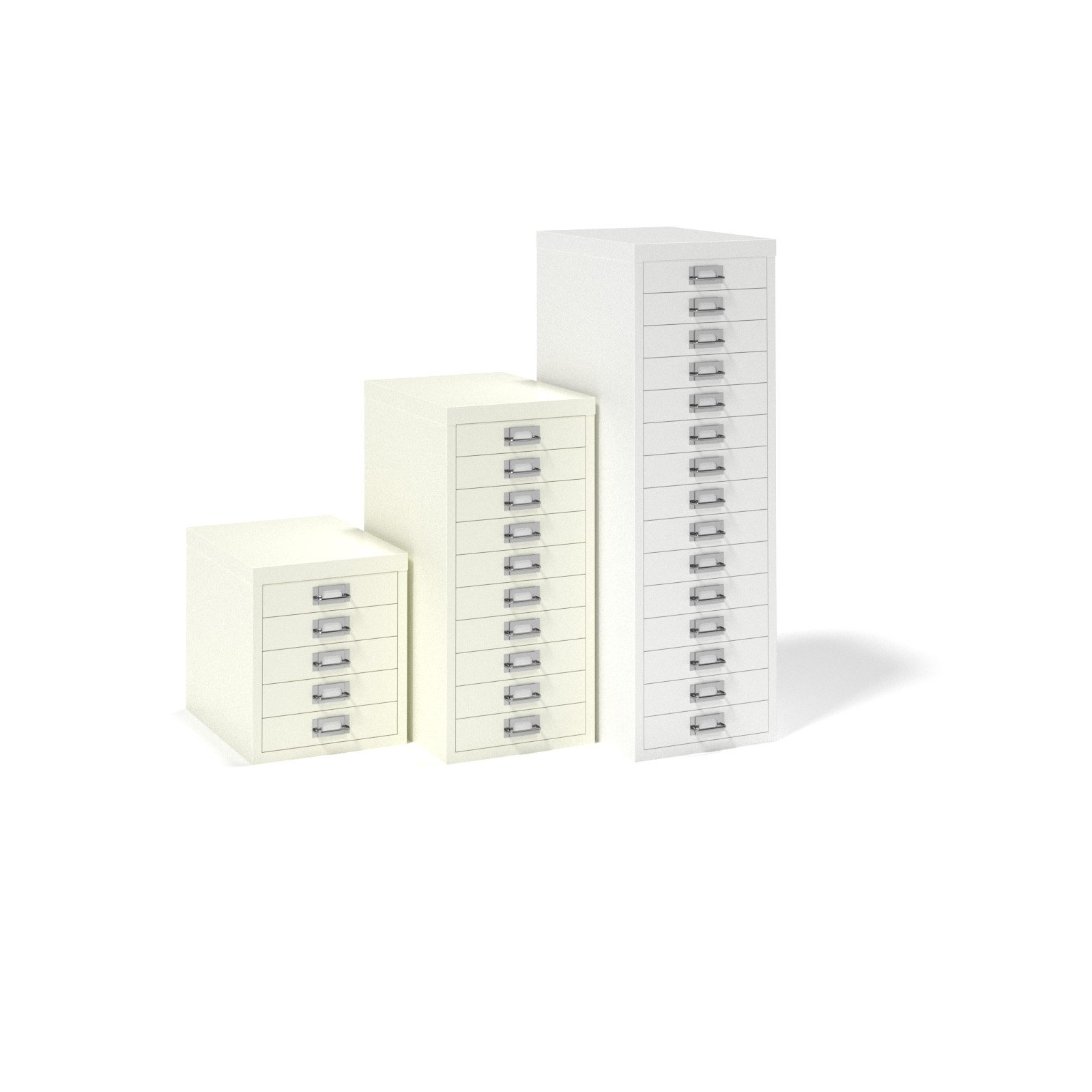 Multi Pattern Drawers Bisley multi drawers with 15 drawers - white