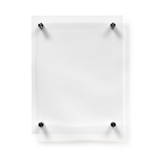 Deflecto A4 Wall Mounted Acrylic Poster Holder Literature Display Sign Holder Crystal Clear - AA4PH1