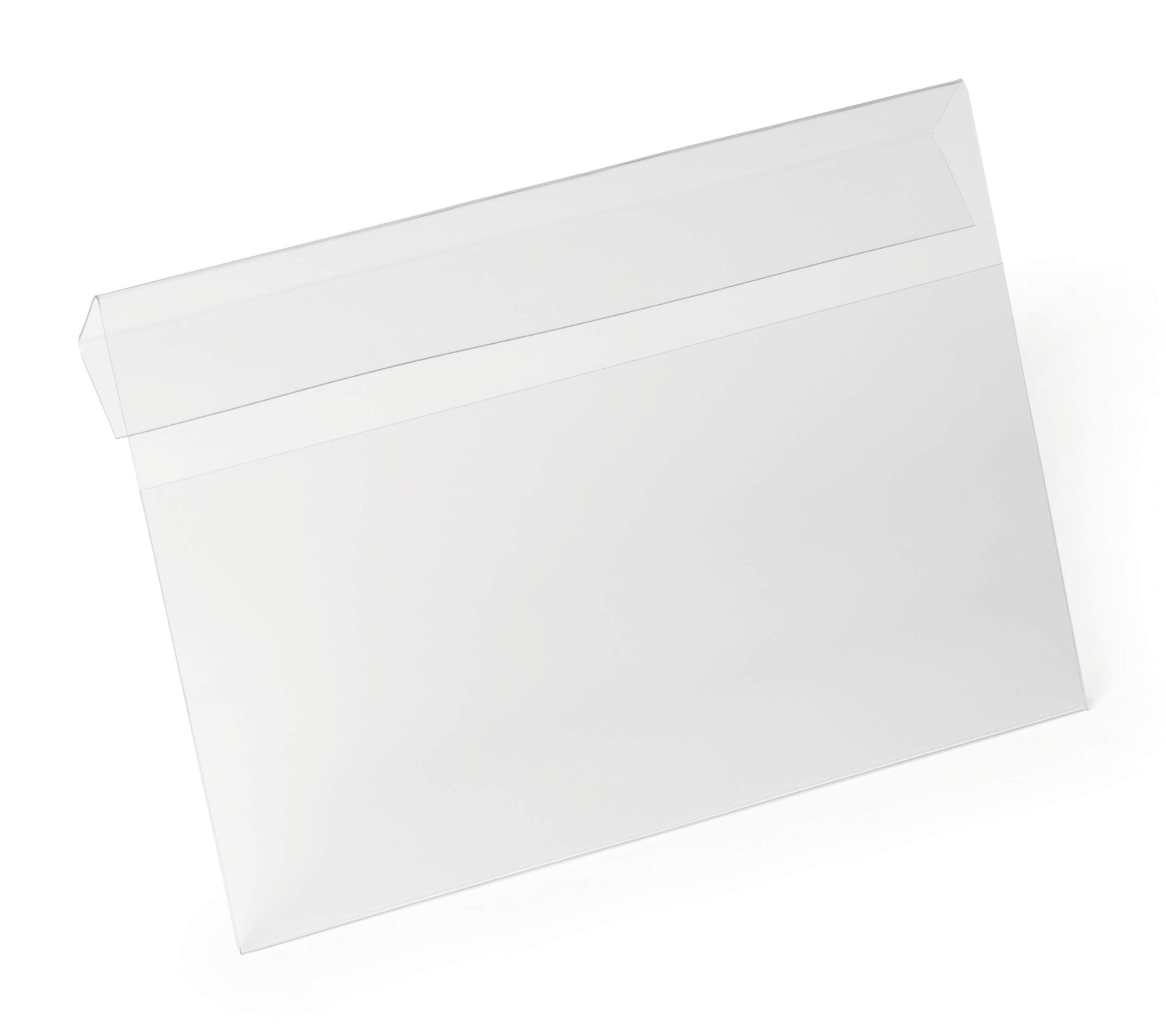 Durable Hard Cover Pocket 1/2 A5 Clear (10)