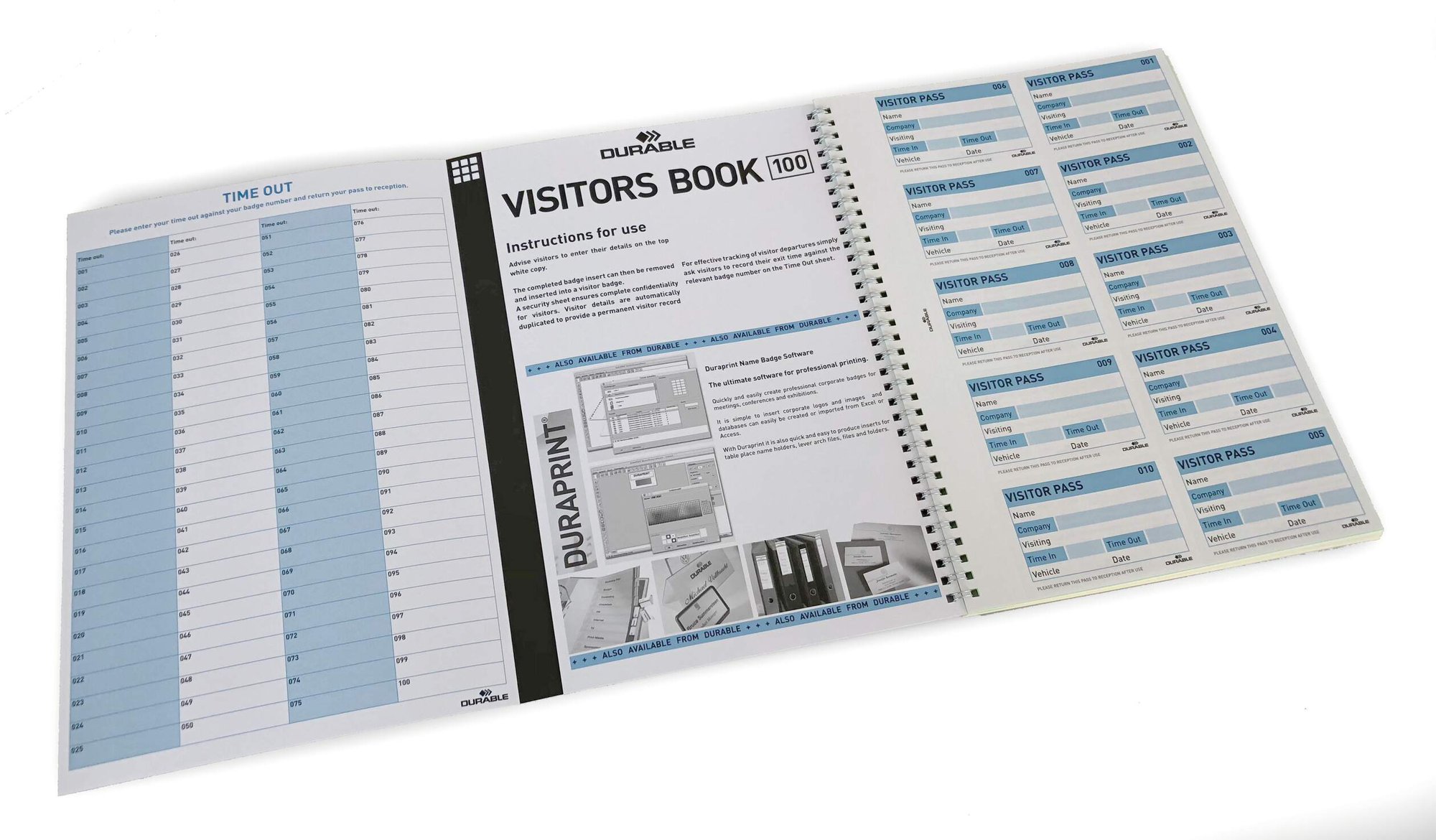 Durable Visitor Book 100